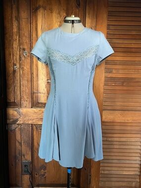 Free People Cruz Mini Dress in Blue